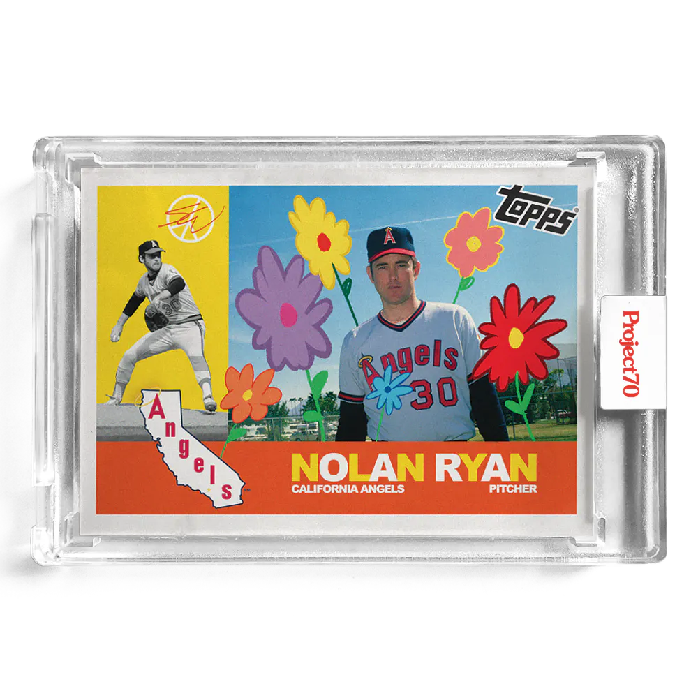 Nolan Ryan 2021 Topps Project70 by Sean Wotherspoon #213 - Print Run: 1397