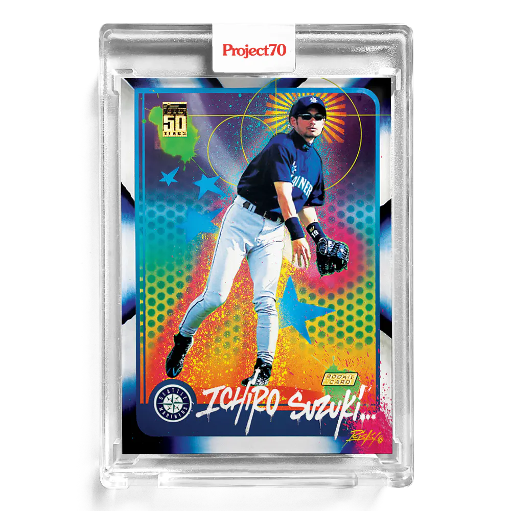 Ichiro 2021 Topps Project70 by Risk #215 - Print Run: 1664