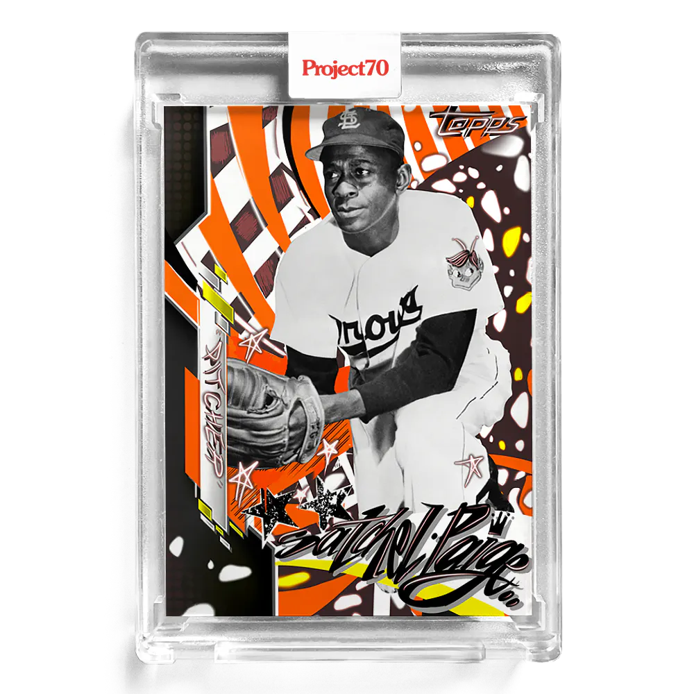 Satchel Paige 2021 Topps Project70 by King Saladeen #217 - Print Run: 1690