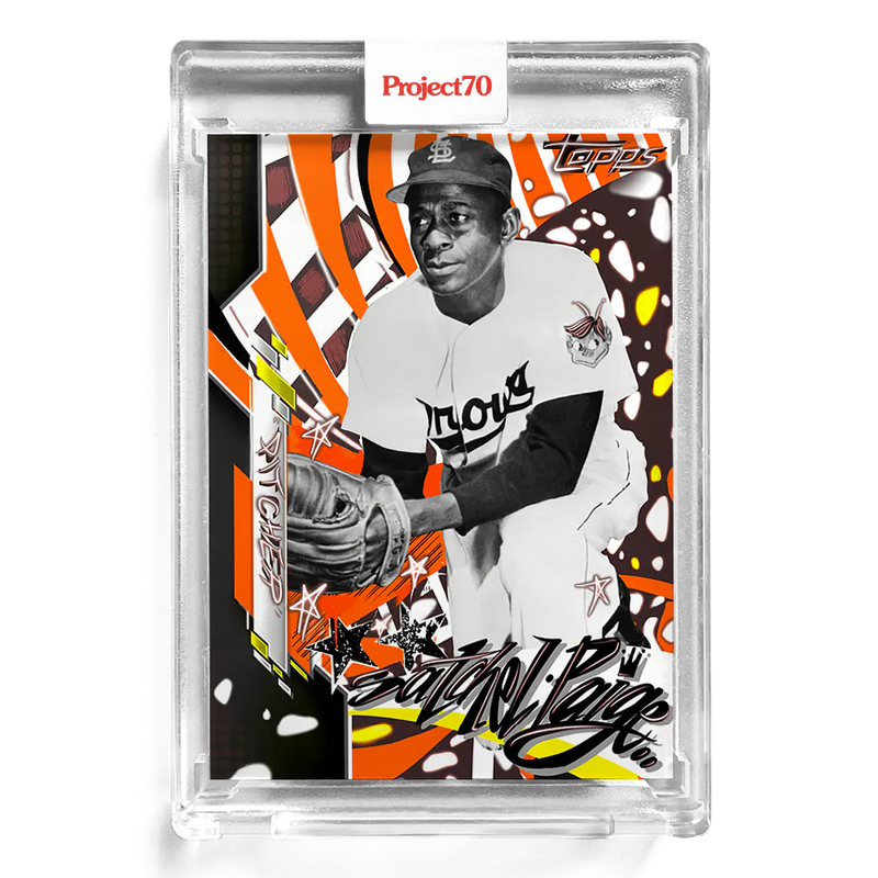 Satchel Paige 2021 Topps Project70 by King Saladeen 