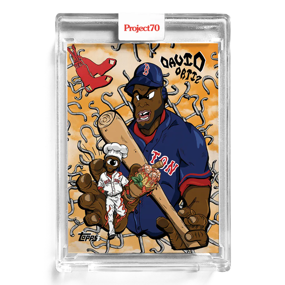 David Ortiz 2021 Topps Project70 by Distortedd #218 - Print Run: 1752