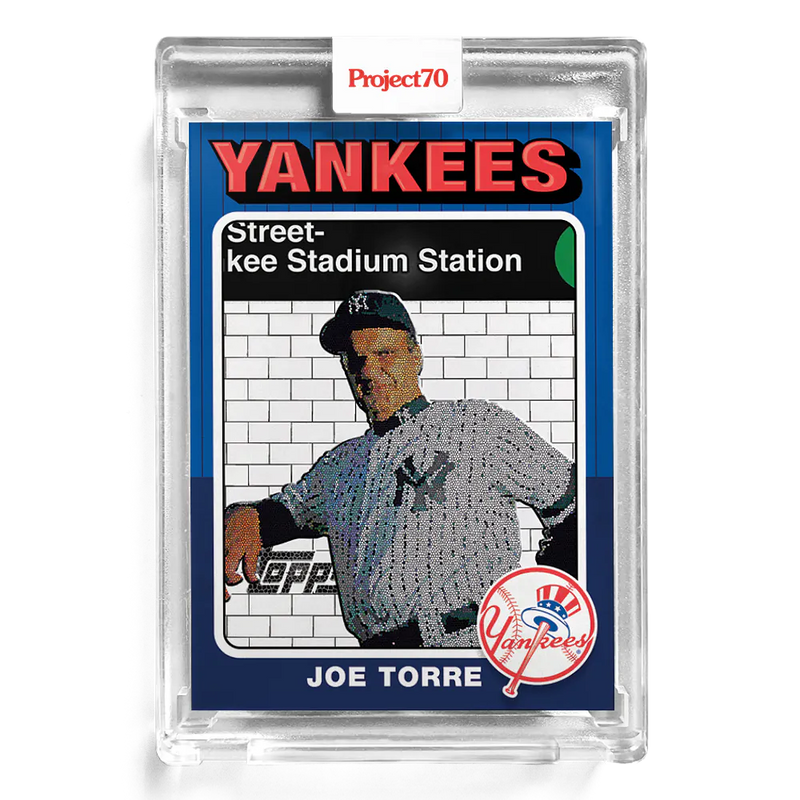 Joe Torre 2021 Topps Project70 by Jeff Staple 