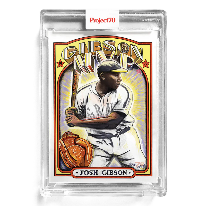 Josh Gibson 2021 Topps Project70 by Efdot 