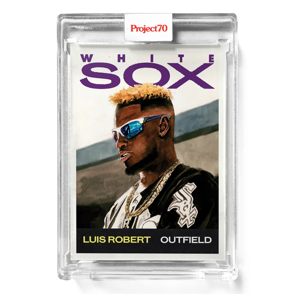 Luis Robert 2021 Topps Project70 by Jacob Rochester #241 - Print Run: 1307