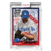 Clayton Kershaw 2021 Topps Project70 by Sophia Chang #252 - Print Run: 1596