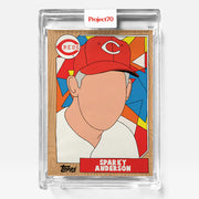 Sparky Anderson 2021 Topps Project70 by Fucci #261 - Print Run: 840