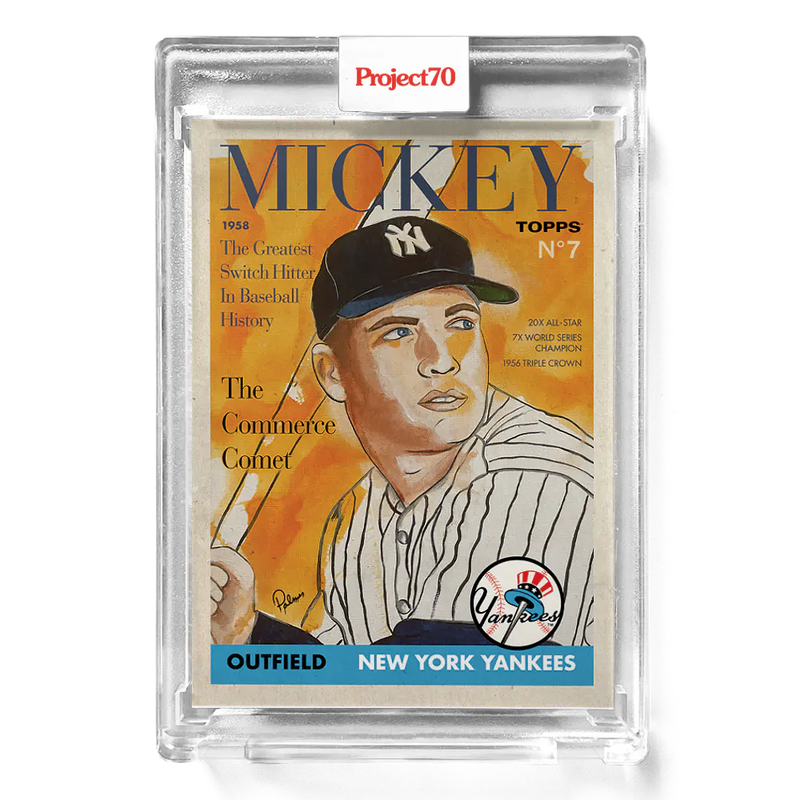 Mickey Mantle 2021 Topps Project70 by Brittney Palmer 