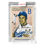 Jackie Robinson 2021 Topps Project70 by Chinatown Market #265 - Print Run: 1496