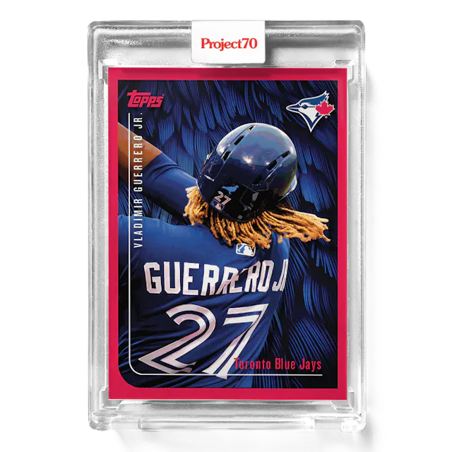 Vladimir Guerrero Jr. 2021 Topps Project70 by Jeff Staple #266 - Print Run: 1904