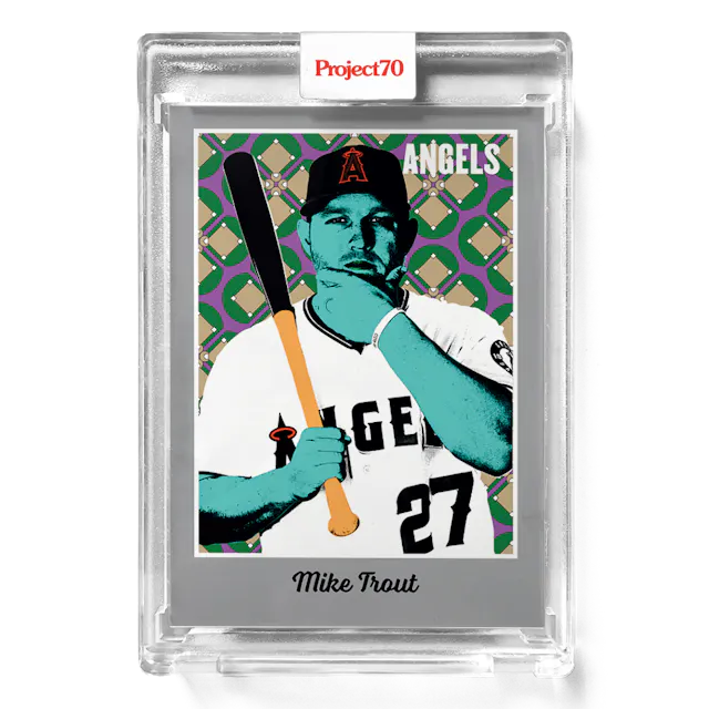 Mike Trout 2021 Topps Project70 by Ron English #270 - Print Run: 2465