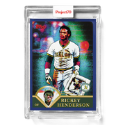 Rickey Henderson 2021 Topps Project70 by Matt McCormick #274 - Print Run: 957