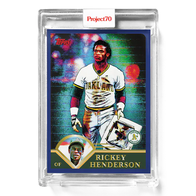 Rickey Henderson 2021 Topps Project70 by Matt McCormick #274 - Print Run: 957