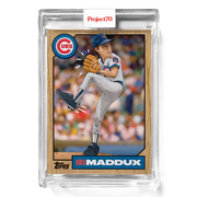 Greg Maddux 2021 Topps Project70 by Blue the Great #278 - Print Run: 1147
