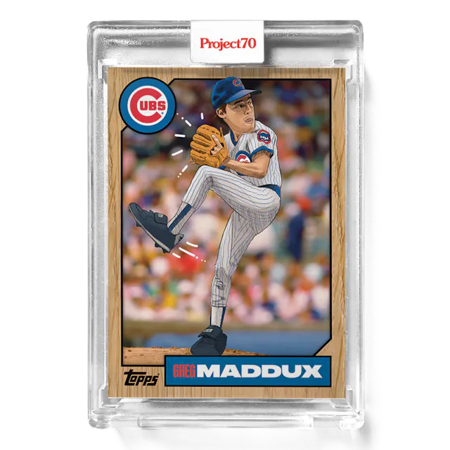 Greg Maddux 2021 Topps Project70 by Blue the Great #278 - Print Run: 1147
