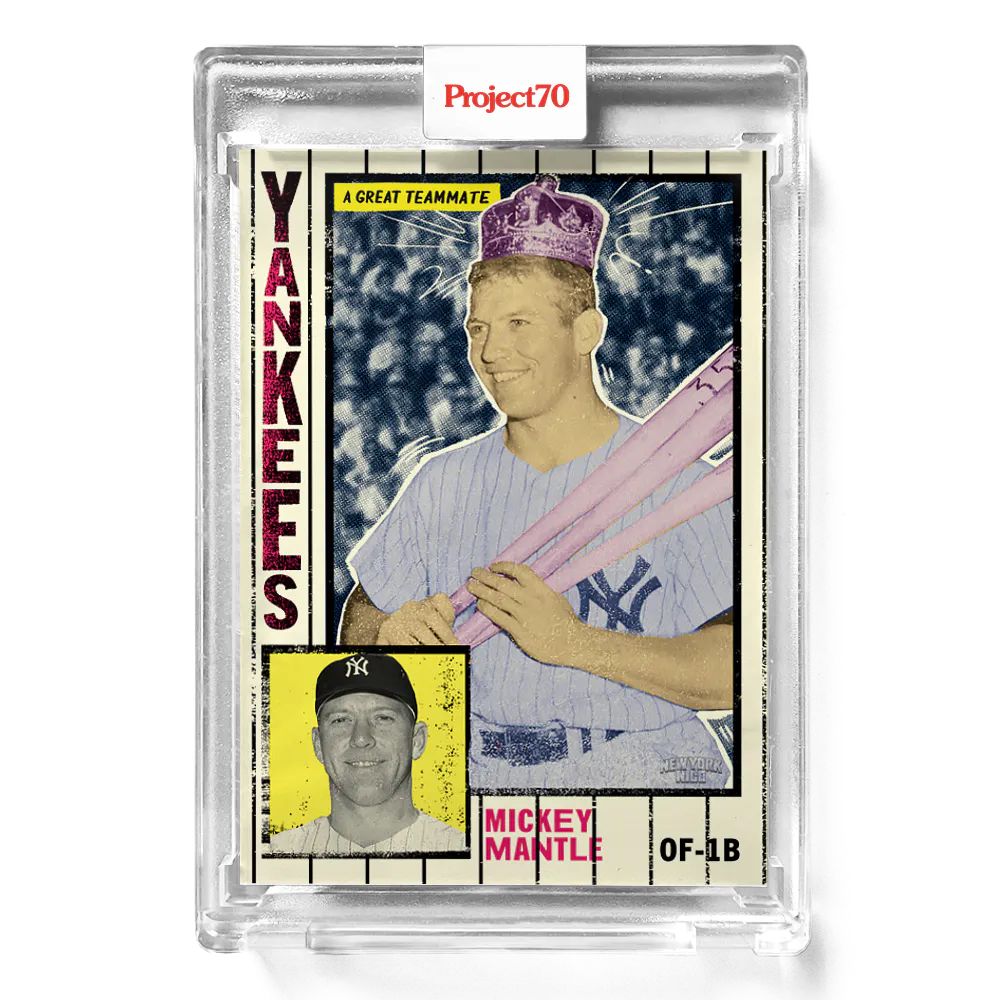 Mickey Mantle 2021 Topps Project70 by New York Nico #284 - Print Run: 1684