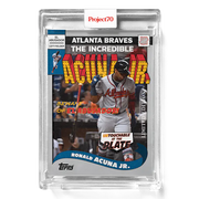 Ronald Acuna Jr. 2021 Topps Project70 by Undefeated #286 - Print Run: 3176