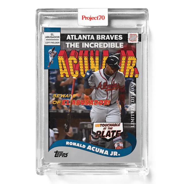 Ronald Acuna Jr. 2021 Topps Project70 by Undefeated #286 - Print Run: 3176