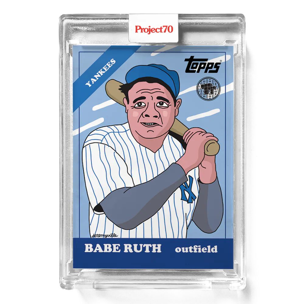 Babe Ruth 2021 Topps Project70 by Toy Tokyo #287 - Print Run: 1175