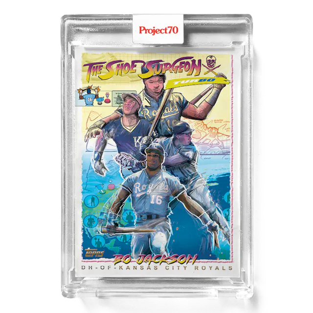 Bo Jackson 2021 Topps Project70 by The Shoe Surgeon 