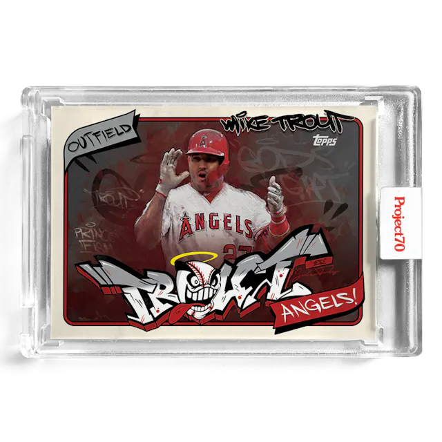 Mike Trout 2021 Topps Project70 by Solefly 