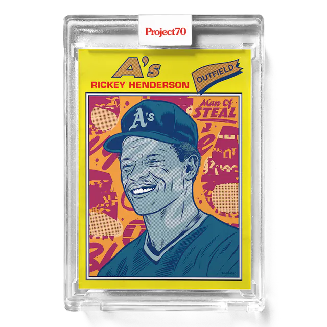 Rickey Henderson 2021 Topps Project70 by Morning Breath 