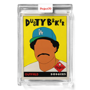 Dusty Baker 2021 Topps Project70 by Fucci #311 - Print Run: 845