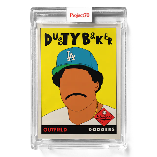 Dusty Baker 2021 Topps Project70 by Fucci 