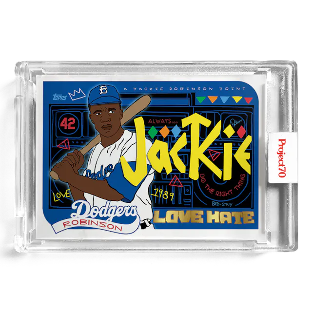 Jackie Robinson 2021 Topps Project70 by Brittney Palmer #312 - Print Run: 1238