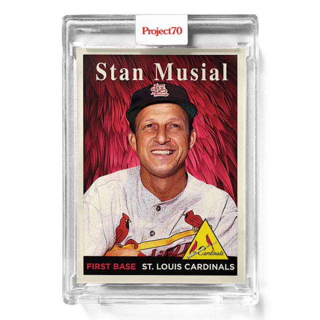 Stan Musial 2021 Topps Project70 by Jeff Staple #317 - Print Run: 969