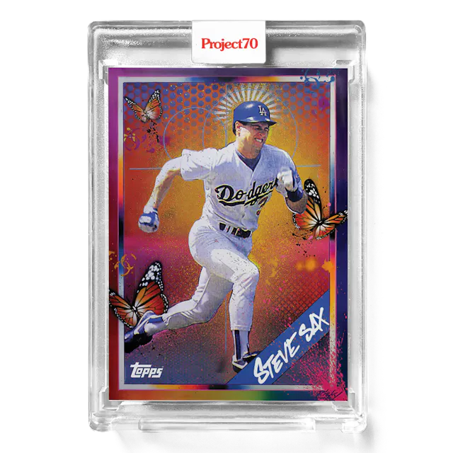 Steve Sax 2021 Topps Project70 by RISK 