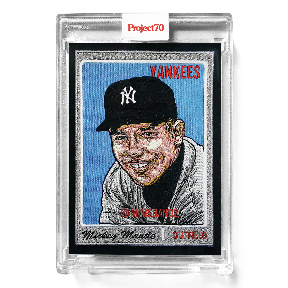 Mickey Mantle 2021 Topps Project70 by Mimsbandz #343 - Print Run: 1315
