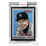 Mickey Mantle 2021 Topps Project70 by Mimsbandz #343 - Print Run: 1315