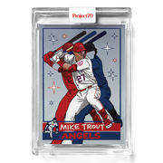 Mike Trout 2021 Topps Project70 by Sophia Chang #344 - Print Run: 2323