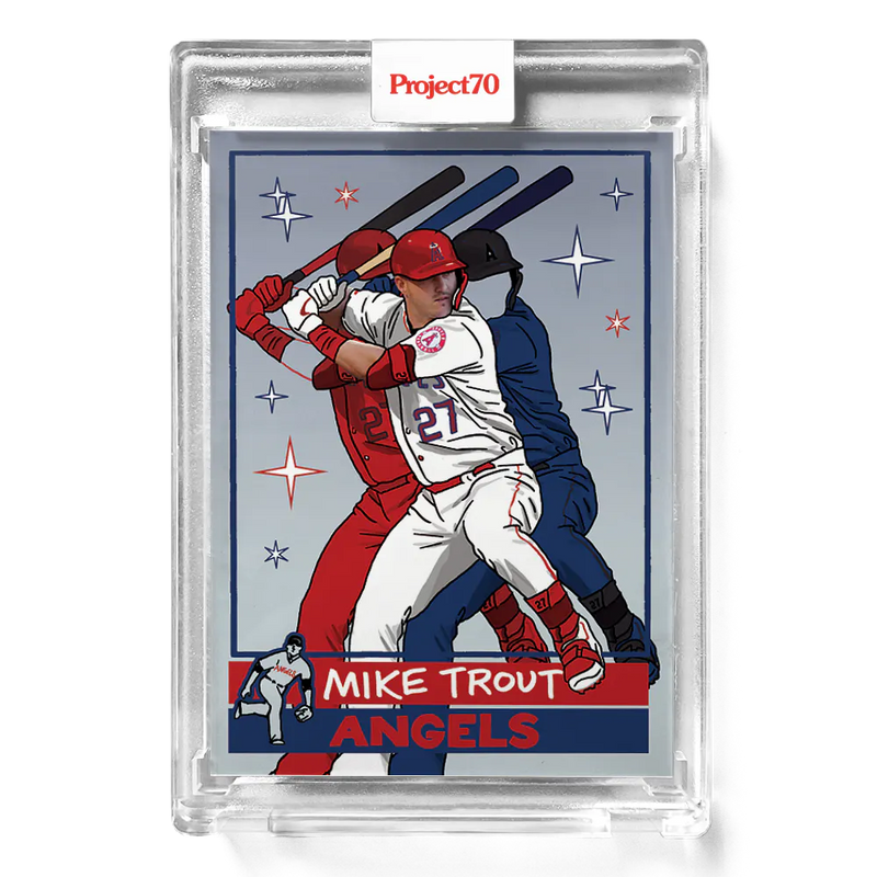 Mike Trout 2021 Topps Project70 by Sophia Chang 