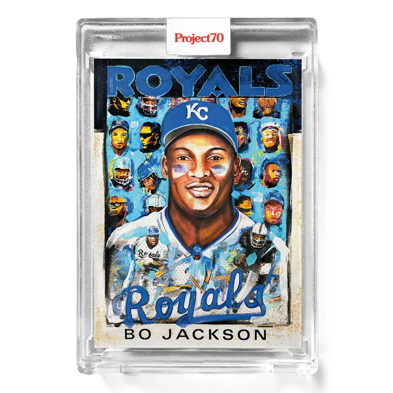 Bo Jackson 2021 Topps Project70 by Andrew Thiele 