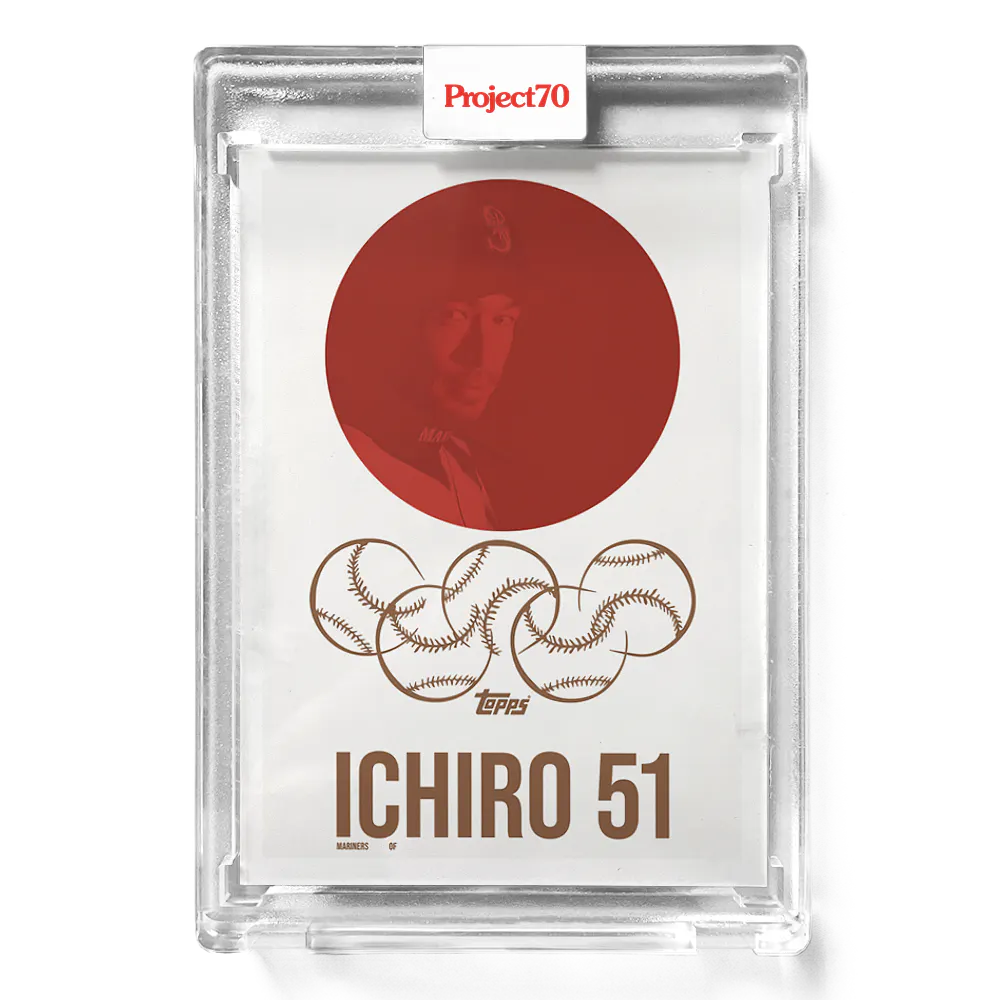 Ichiro 2021 Topps Project70 by Solefly #354 - Print Run: 1959