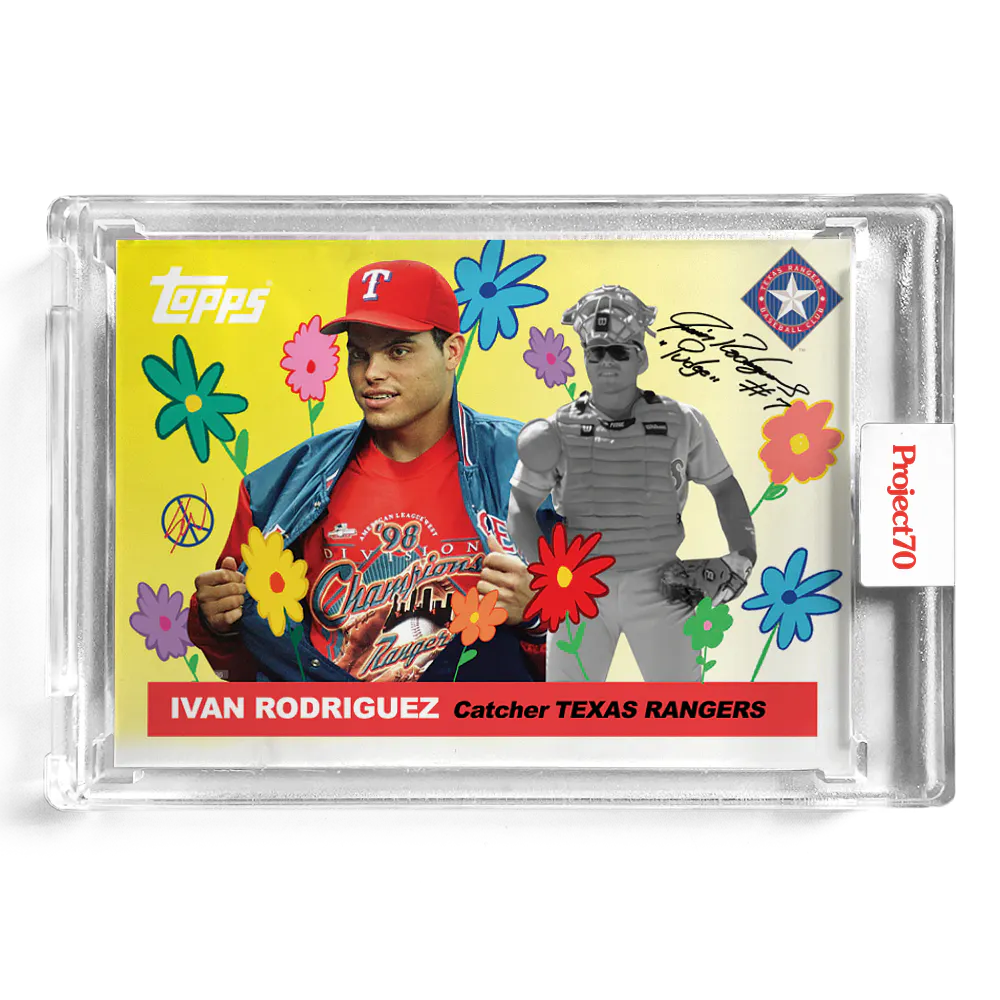 Ivan Rodriguez 2021 Topps Project70 by Sean Wotherspoon #356 - Print Run: 1052