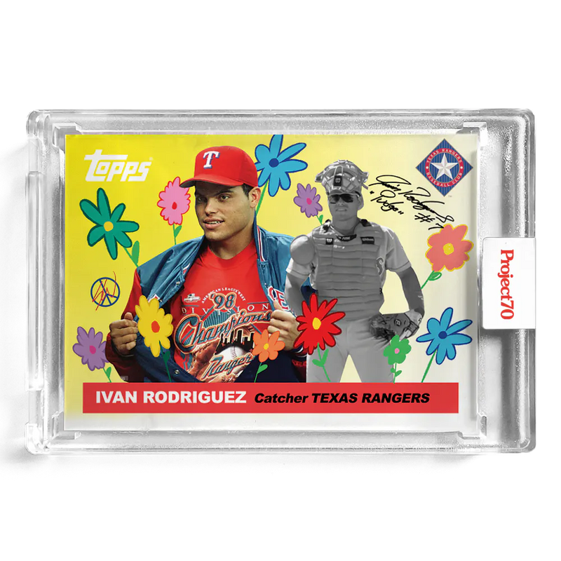 Ivan Rodriguez 2021 Topps Project70 by Sean Wotherspoon 