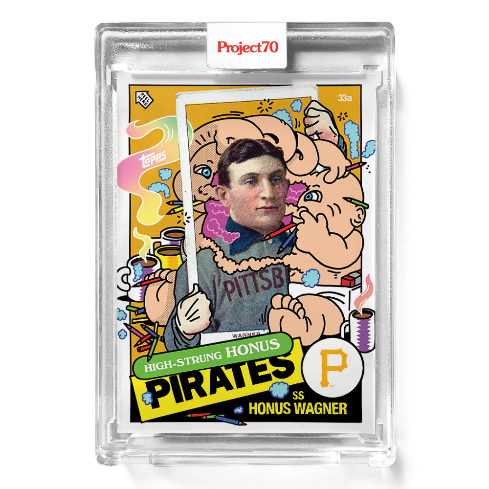 Honus Wagner 2021 Topps Project70 by Ermsy #827 - Print Run: 2754