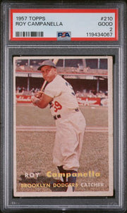 Roy Campanella 1957 Topps #210 PSA 2