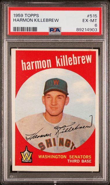 Harmon Killebrew 1959 Topps #515 PSA 6