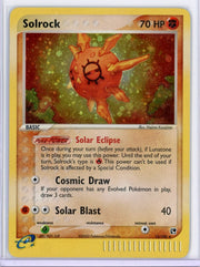 Solrock Pokémon EX Sandstorm Holo #13/100
