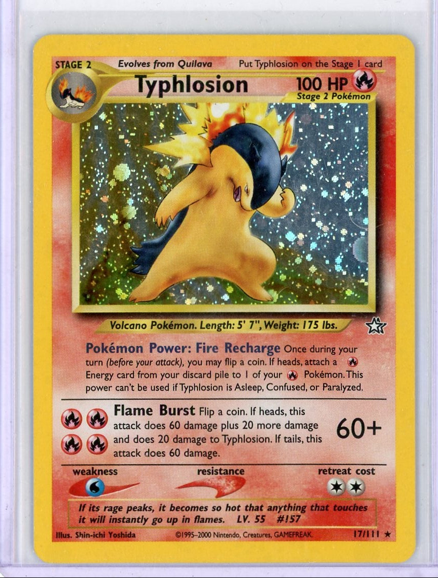 Typhlosion Pokémon Neo Genesis Holo #17/111