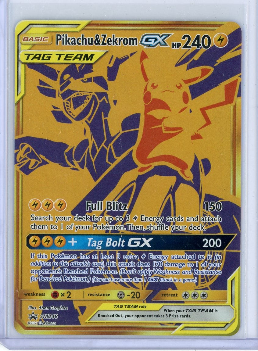 Pikachu & Zekrom GX Pokémon Black Star Promo #SM248