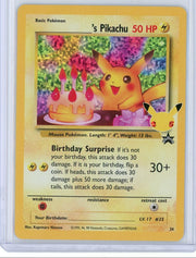 Birthday Pikachu Pokémon Celebrations Classic Collection #24