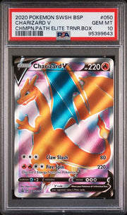 Charizard V 2020 Pokemon Champion's Path ETB Promo #050 PSA 10
