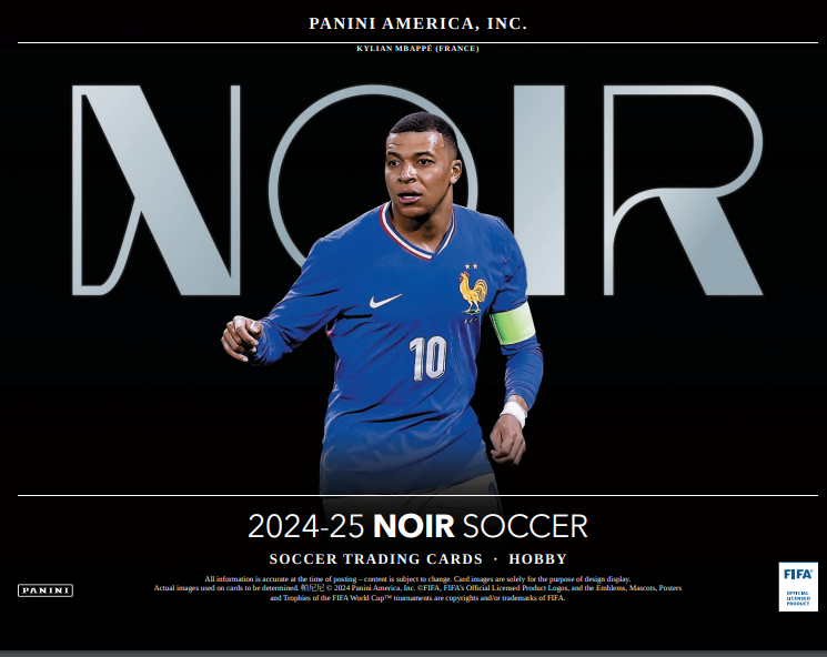 2024-25 Panini Noir Soccer Hobby 3 Box Case