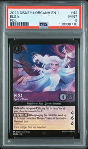 Elsa 2023 Disney Lorcana First Chapter Cold Foil #42 PSA 9