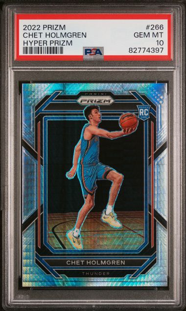 Chet Holmgren 2022 Prizm Hyper Prizm PSA 10 RC
