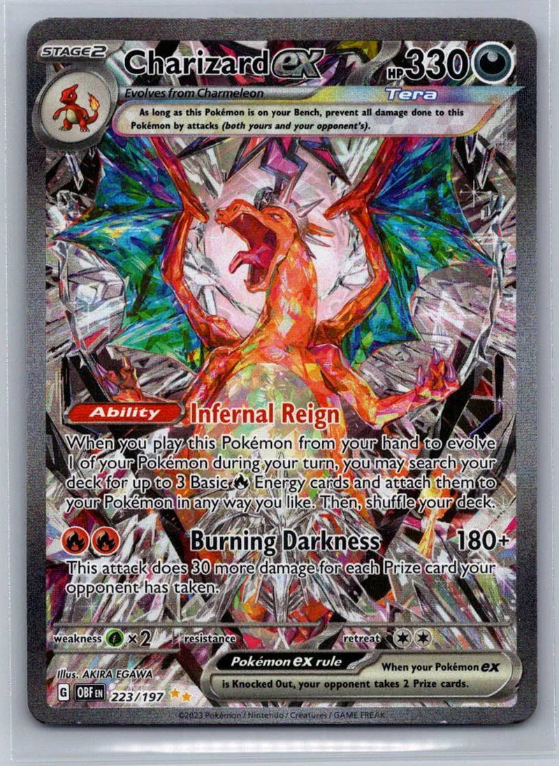 Charizard EX Pokémon Obsidian Flames Special Illustration Rare 